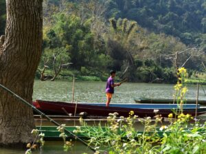 laos fiume pesca