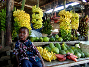 tanzania mercato bambino