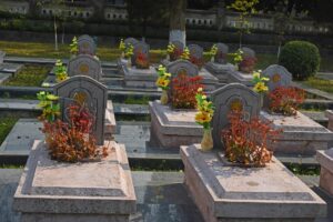 cimitero, field grave, dien bien phu