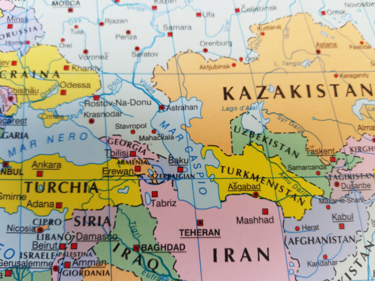 mappa politica medioriente